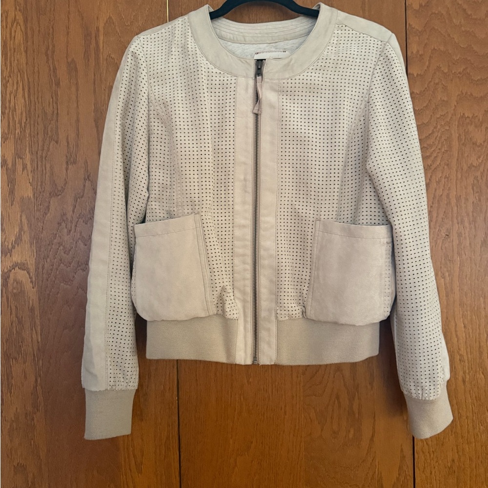 Hei Hei Anthropologie Women's Beige Vegan Jacket